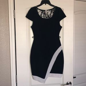 Formfitting Navy Dress